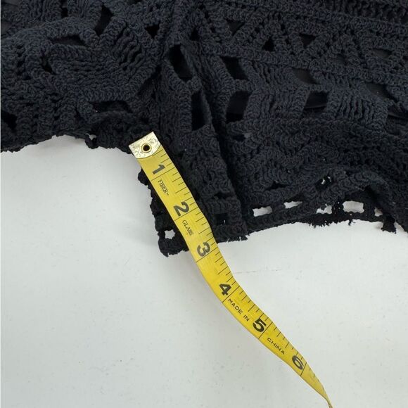 Revolve Rumer Ines Crochet Lace High Waist Shorts Black Small‎ NWT - Picture 10 of 11